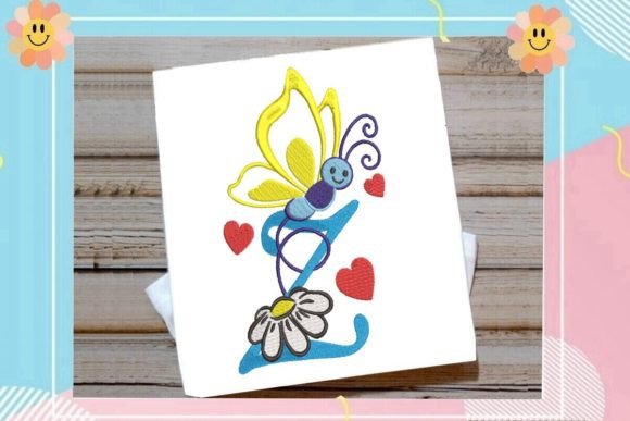 Butterfly Z Letter Monogram: A Designer’s Review for Business Embroidery