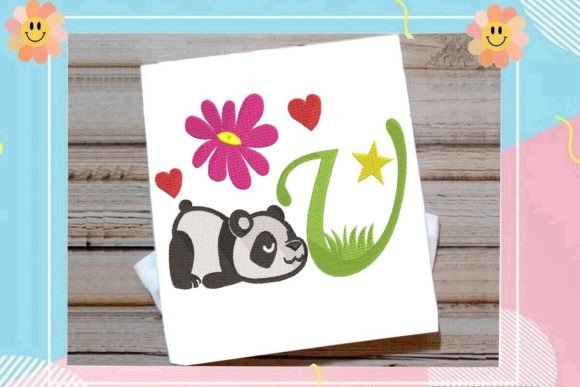 Cute Panda Monogram U Letter Review for Personalized Gifts