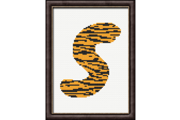 Tiger Print S Monogram Cross Stitch Review for Business Branding