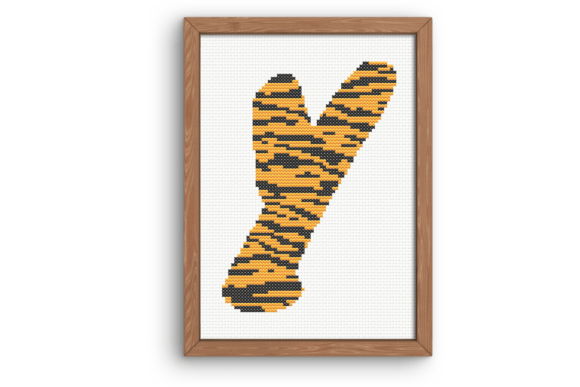 Tiger Print Y Monogram Cross Stitch Review